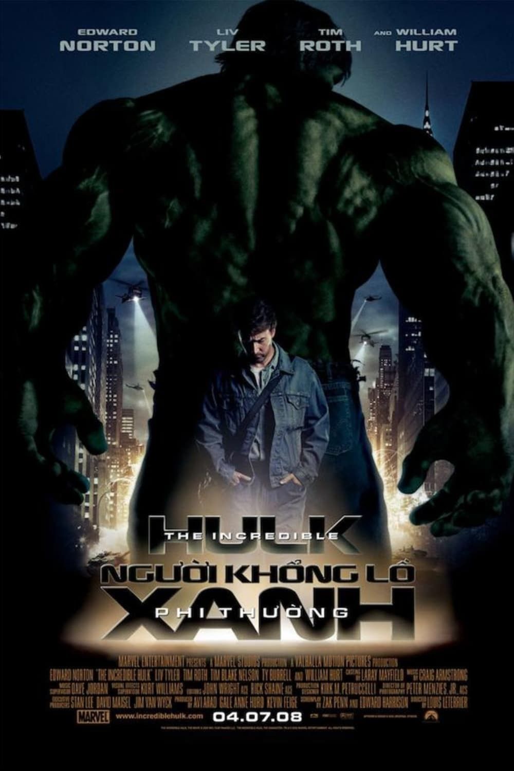 Người Khổng Lồ Xanh Phi Thường - The Incredible Hulk (2008)